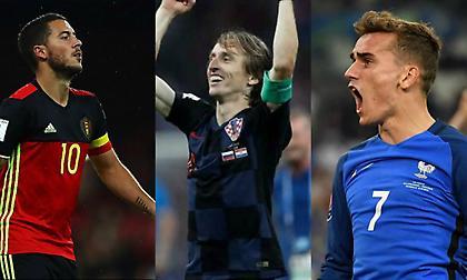 Αζάρ, Μόντριτς, Γκριεζμάν: Χωρίς να τους νοιάζει το «Πελέ ή Μαραντόνα»