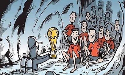 Η FIFA στέλνει στον τελικό του Μουντιάλ τα παιδιά που εγκλωβίστηκαν σε σπήλαιο στην Ταϊλάνδη