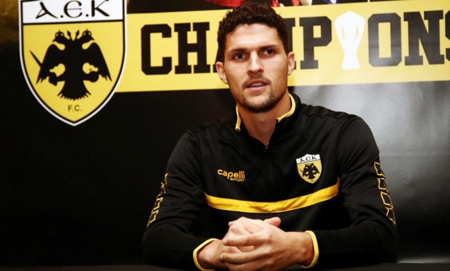 Αλμπάνης: «Η ΑΕΚ το καλύτερο βήμα για το μέλλον μου»