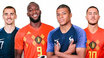 Οι ενδεκάδες στην ματσάρα της Γαλλίας με το Βέλγιο