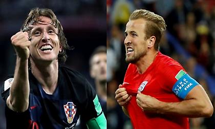 Οι ενδεκάδες στο Κροατία-Αγγλία