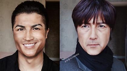 Η εντυπωσιακή μεταμόρφωση Κινέζας σε Ρονάλντο και Λεβ (video)