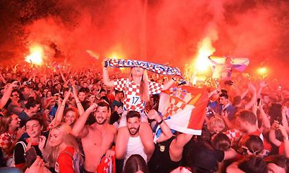 Παροξυσμός στην Κροατία ενόψει τελικού! (video)