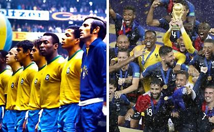 Μόνο η Βραζιλία του Πελέ νεότερη από τη Γαλλία