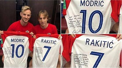 Οι αφιερώσεις που έκαναν μεταξύ τους Μόντριτς και Ράκιτιτς (pic)