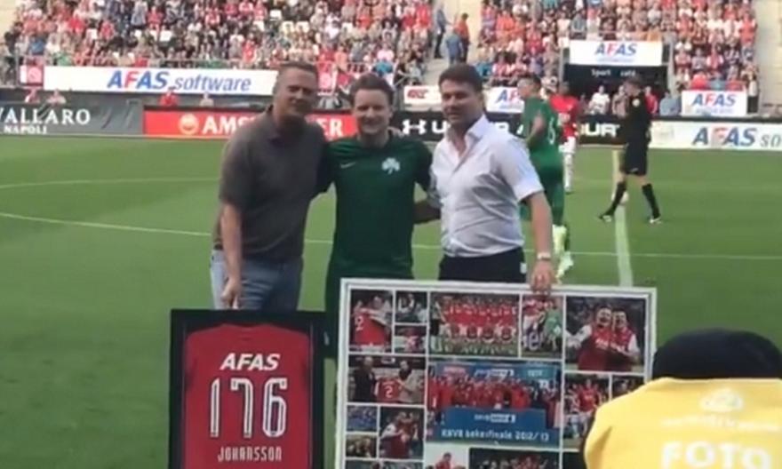 Τίμησε τον Γιόχανσον η Άλκμααρ (video)