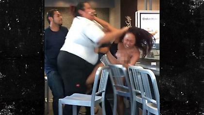 Αγώνας ΜΜΑ στα... McDonalds (video)