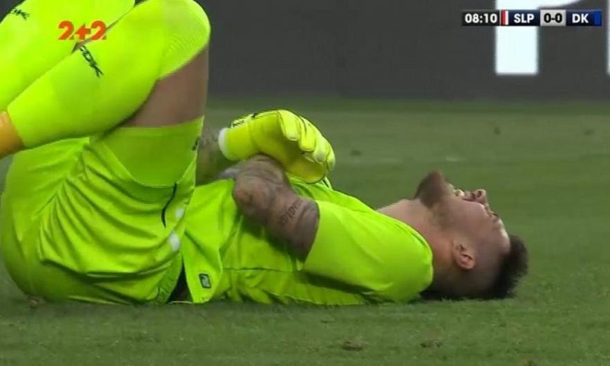 Σφήκα τσίμπησε τον τερματοφύλακα της Ντινάμο στο ματς με τη Σλάβια!