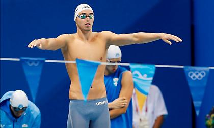 Πανελλήνιο ρεκόρ και πέμπτος ο Χρήστου στα 200 μέτρα ύπτιο