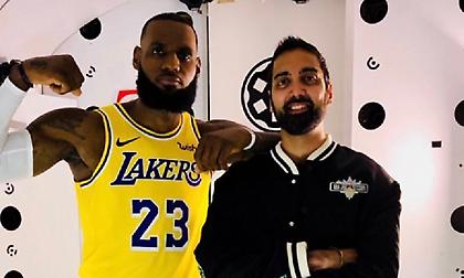 Η πρώτη εμφάνιση του Λεμπρόν με φανέλα Λέικερς (pics)