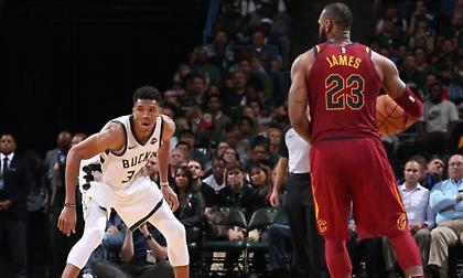 ESPN: ΛεΜπρον δαγκωτό, ψηλά κι ο Γιάννης στη λίστα με τους υποψήφιους MVPs (photo)