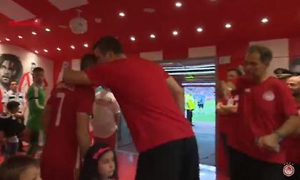 Η παρακάμερα του Ολυμπιακός-Μπέρνλι με... Αγραβάνη στη φυσούνα! (video)