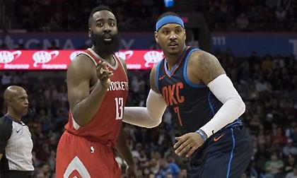 Χάρντεν: «Ο Καρμέλο έχει πολλά να δώσει ακόμα»