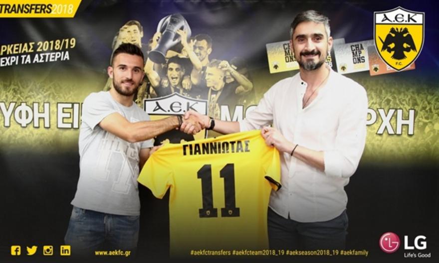 Γιαννιώτας: «Τιμή για μένα η φανέλα με το 11»