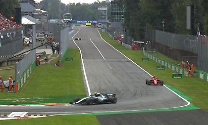 Συγκρούστηκαν Φέτελ-Χάμιλτον στη Μόντσα (video)