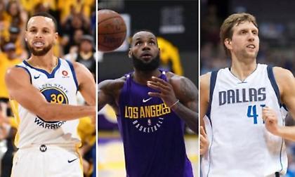 NBA: Έρχεται χρονιά… ρεκόρ για ΛεΜπρόν, Κάρι και Νοβίτσκι!