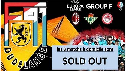 Sold out όλα τα ματς της Ντουντελάνζ στο Europa League