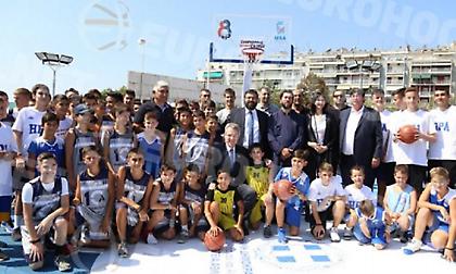 Έπαιξαν μπάσκετ στη ΔΕΘ και σκόραραν για την «Κιβωτό του Κόσμου» (photos)