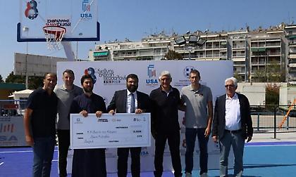 Σκόραραν για καλό σκοπό στη ΔΕΘ (video)