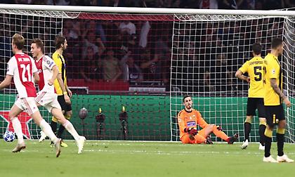 Το 1-0 του Άγιαξ κόντρα στην ΑΕΚ (video)