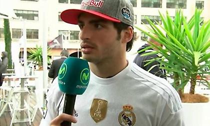 Κάρλος Σάινθ: «Του χρόνου θα βάλω στο κράνος μου το σήμα της Ρεάλ Μαδρίτης»