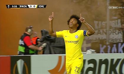 Το 1-0 της Τσέλσι στην Τούμπα (video)