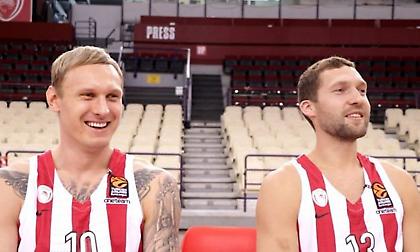 Οι δύο Λετονοί του Ολυμπιακού: Δεν θα τους δείτε ποτέ να γελάνε τόσο πολύ! (Video)