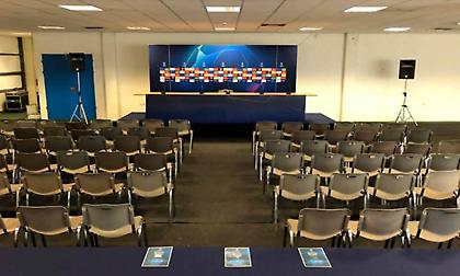 Η νέα αίθουσα Τύπου της ΑΕΚ για τα παιχνίδια του Champions League (pic)