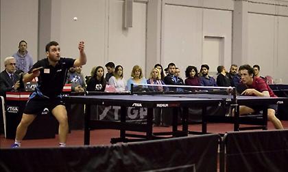 «Σφραγίζει» την πρόκριση στα τελικά του Ευρωπαϊκού η Εθνική ανδρών πινγκ πονγκ