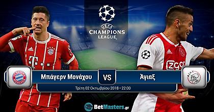 Champions League 2/10: Οι αποδόσεις σε όλα τα ματς της 2ης αγωνιστικής