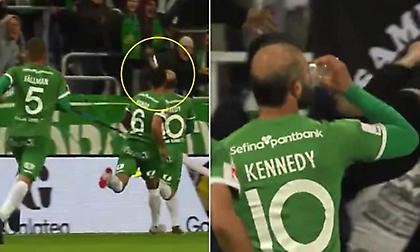 Ο Μπακιρτσίογλου πέτυχε γκολάρα και πανηγύρισε πίνοντας μπίρα (video)