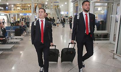 Πέταξε για Μιλάνο ο Ολυμπιακός (pics)