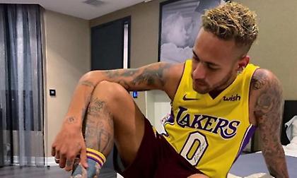 Νεϊμάρ: Με φανέλα Λέικερς και κάλτσες… Σακίλ! (photo)