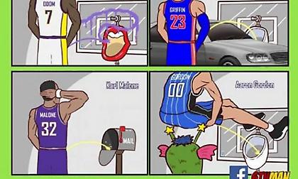 Κλάμα: Ο τρόπος που πάνε στην τουαλέτα 24 σταρ του ΝΒΑ! (photo)