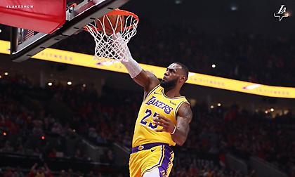 Τα «έσπασαν» οι Λέικερς, με το αριστερό ο Λεμπρόν