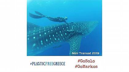Ηχηρό μήνυμα για την προστασία του περιβάλλοντος από τον Μάρκο Σπυρόπουλο και το Plastic Free Greece