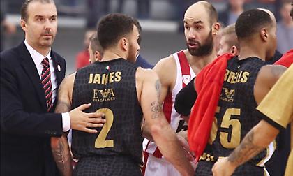 «Τα πήραν» με Τζέιμς στον Ολυμπιακό! (pics)