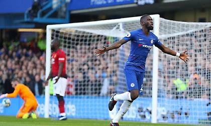 Κεφαλιά-κανονιά ο Ρούντιγκερ, 1-0 η Τσέλσι τη Μαν. Γιουνάιτεντ