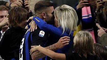 Ο ήρωας Ικάρντι έτρεξε για φιλί στη Γουάντα (video)