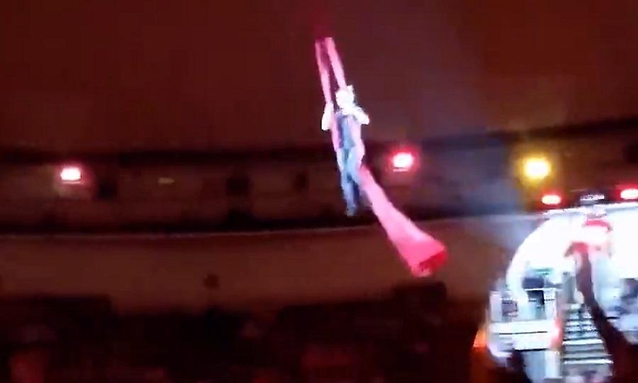 Ακροβάτης σε τσίρκο: Έπεσε στο έδαφος από ύψος πέντε μέτρων