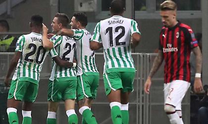 Ξέρανε τη Μίλαν η Μπέτις και χαμός στον όμιλο του Ολυμπιακού