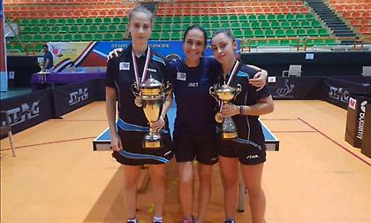 Πρωταθλήτριες Τέρπου και Παπαδημητρίου στην Αίγυπτο στο ομαδικό νεανίδων και κορασίδων αντίστοιχα