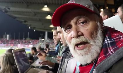 Ο Μπάμπης Χριστόγλου σχολιάζει μέσα από το γήπεδο τη νίκη του Ολυμπιακού στο Λουξεμβούργο (video)