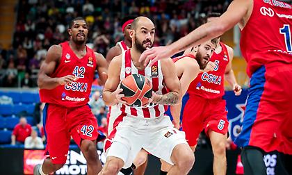 «Έπεσε» ηρωικά στη Μόσχα ο Ολυμπιακός