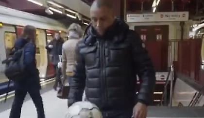 Κολπάκια με την μπάλα στο Μετρό ο Ρομπέρτο Κάρλος (vid)