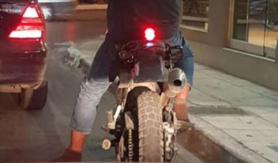 Μοτοσικλετιστής στα Χανιά το τερμάτισε και έγινε viral