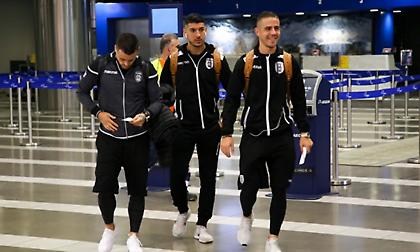 Αναχώρησε για Βουδαπέστη ο ΠΑΟΚ (pics)