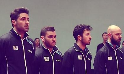 Οι αποστολές των εθνικών ομάδων πινγκ πονγκ για τους αγώνες με Ρωσία και Αγγλία