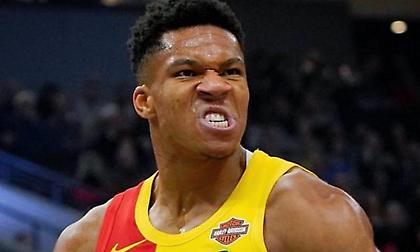 Φοβερό κάρφωμα Γιάννη και μαγική ασίστ Μπογκντάνοβιτς στο Top 10 (video)