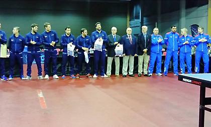 Περήφανη νίκη επί της Ρωσίας οι άνδρες και πρόκριση στο Ευρωπαϊκό Πρωτάθλημα πινγκ πονγκ